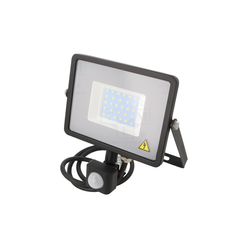 Proiector LED 30W Alb Rece IP65 6400K | Electronic-mag.ro | Componente Electronice