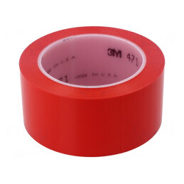 Bandă de marcare roșie 33m x 50mm | Electronic-mag.ro | Componente Electronice