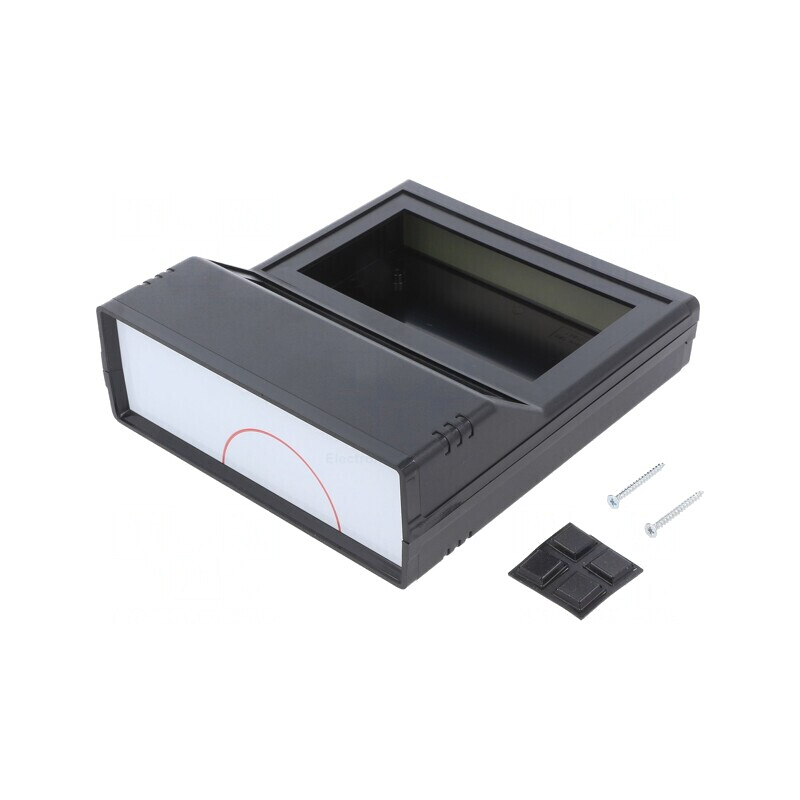 Carcasă Desktop ABS Neagră 154x173x54mm | Electronic-mag.ro | Componente Electronice