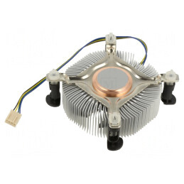 Radiator Extrudat Aluminiu-Cupru 12VDC 56.9m3/h 29.5mm | Electronic-mag.ro | Componente Electronice