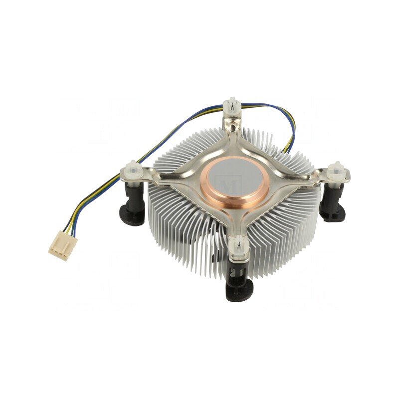 Radiator Extrudat Aluminiu-Cupru 12VDC 56.9m3/h 29.5mm | Electronic-mag.ro | Componente Electronice