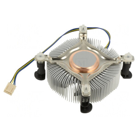 Radiator Extrudat Aluminiu-Cupru 12VDC 56.9m3/h 29.5mm | Electronic-mag.ro | Componente Electronice