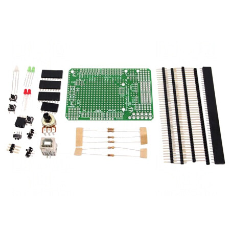 Placă Prototip și Set Componente ProtoShield Kit | Electronic-mag.ro | Componente Electronice