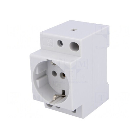Priză Schuko pentru şină DIN | Electronic-mag.ro | Componente Electronice