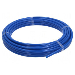 Cablu pneumatic 7bar 25m polietilenă albastră Economy