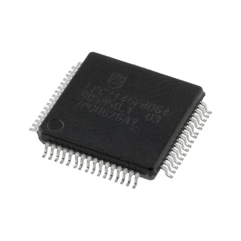 Microcontroler ARM7TDMI 40kB SRAM 256kB Flash LQFP64 LPC2146FBD64 | Electronic-mag.ro | Componente Electronice