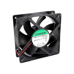 Ventilator axial 12VDC 120x120x38mm 289m3/h 51dBA cu bilă | Electronic-mag.ro | Componente Electronice