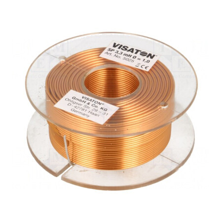 Bobină Inductor cu Aer 3,3mH 1,1Ω 71mm | Electronic-mag.ro | Componente Electronice