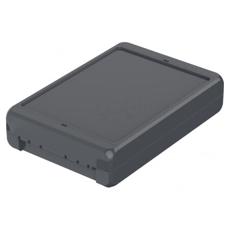 Carcasă universală ABS grafit 125x191x40mm BOCUBE | Electronic-mag.ro | Componente Electronice