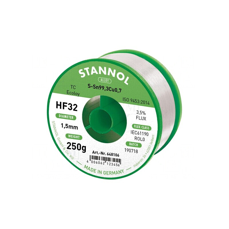 Sârmă de Lipit fără Plumb 1,5mm 250g | Electronic-mag.ro | Componente Electronice Sârmă de Lipit fără Plumb 1,5mm 250g | Electronic-mag.ro | Componente Electronice