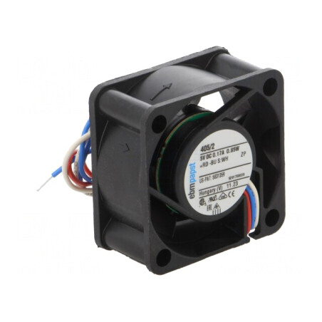 Ventilator axial DC 5V 40x40x10mm 8m3/h 22.1dBA | Electronic-mag.ro | Componente Electronice