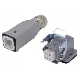Conector HDC Tată Mamă 7 Pin Dimensiune A3 M20 | Electronic-mag.ro | Componente Electronice