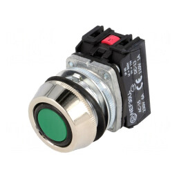 Comutator apăsare 30mm 1 NC NO NEF30-UKZXY | Electronic-mag.ro | Componente Electronice