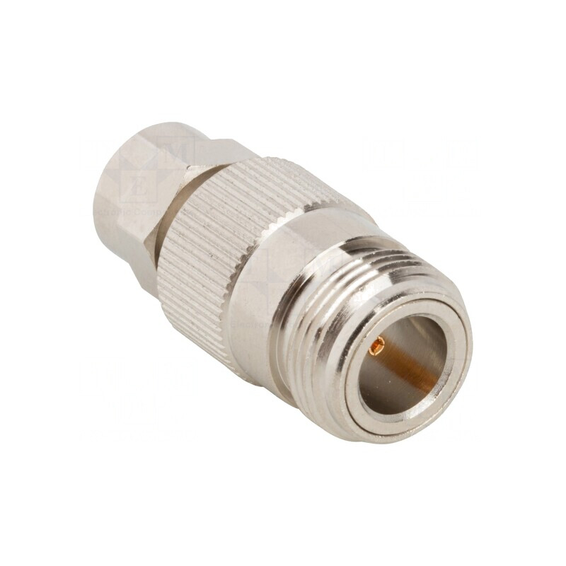 Adaptor F Tata - N Mama 75Ω PTFE Alamă | Electronic-mag.ro | Componente Electronice
