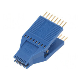 Clips de măsurare albastră 1,27mm aurit | Electronic-mag.ro | Componente Electronice