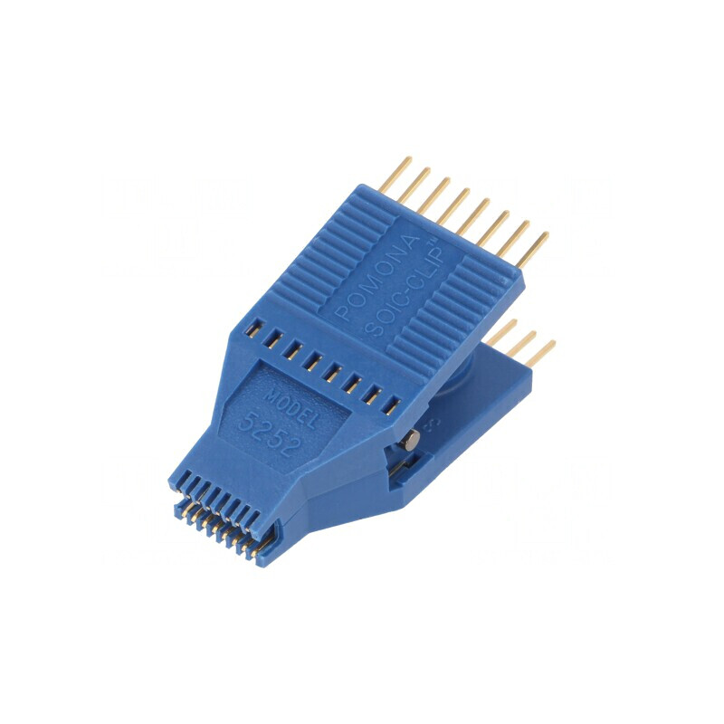 Clips de măsurare albastră 1,27mm aurit | Electronic-mag.ro | Componente Electronice