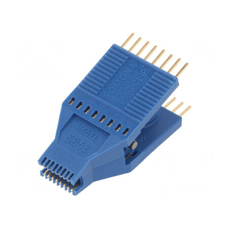 Clips de măsurare albastră 1,27mm aurit | Electronic-mag.ro | Componente Electronice