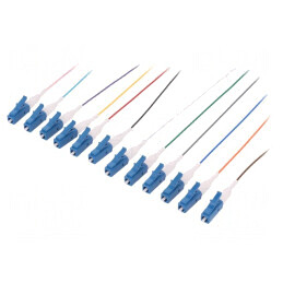 Dispozitiv fibră optică OS2 LC/UPC 2m LSZH 12 bucăți | Electronic-mag.ro | Componente Electronice