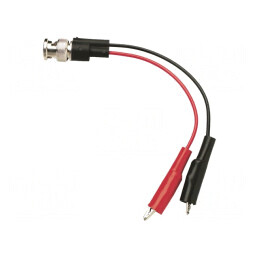 Cablu de măsurare BNC cu cleme crocodil 300V | Electronic-mag.ro | Componente Electronice
