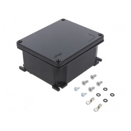 Carcasă Universală cu Lame de Fixare 114x139x62mm | Electronic-mag.ro | Componente Electronice
