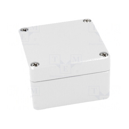 Carcasă Universală Aluminiu IP66 70x70x45mm | Electronic-mag.ro | Componente Electronice