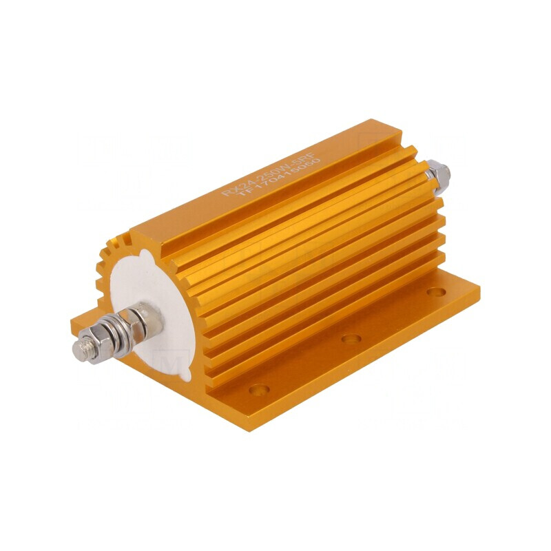Rezistor bobinat cu radiator 5Ω 250W ±1% | Electronic-mag.ro | Componente Electronice