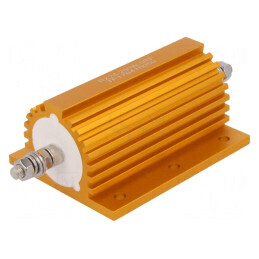 Rezistor bobinat cu radiator 5Ω 250W ±1% | Electronic-mag.ro | Componente Electronice