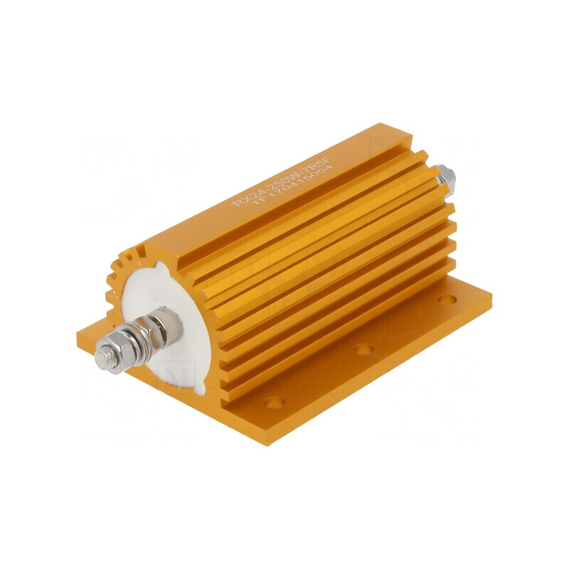 Rezistor Bobinat cu Radiator 7,5Ω 250W ±1% | Electronic-mag.ro | Componente Electronice