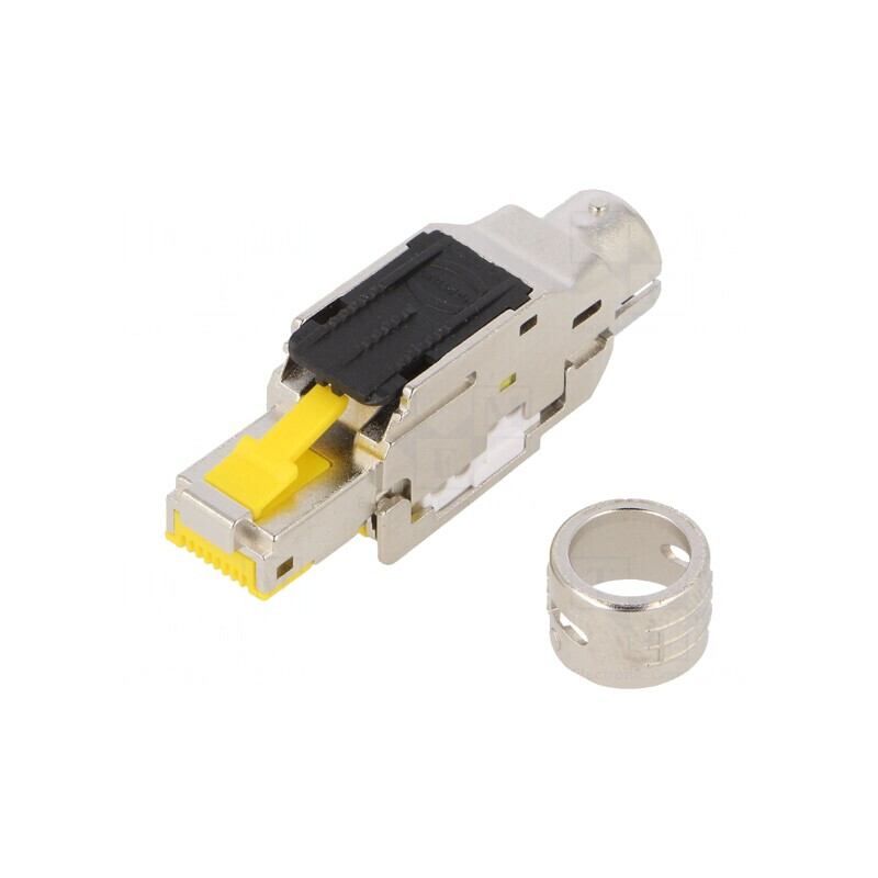 Mufă RJ45 Cat 6a Ecranat 8p8c Ø4,5-9mm | Electronic-mag.ro | Componente Electronice