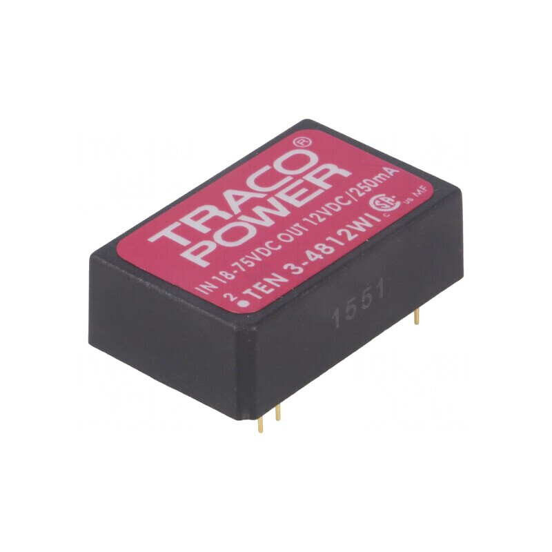 Convertor DC/DC 3W 18-75V la 12V 250mA DIP24 | Electronic-mag.ro | Componente Electronice Convertor DC/DC 3W 18-75V la 12V 250mA DIP24 | Electronic-mag.ro | Componente Electronice
