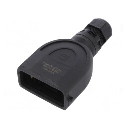 Carcasă pentru Conectori HDC Han-Eco® A 10A Drept | Electronic-mag.ro | Componente Electronice