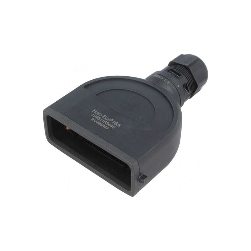 Carcasă pentru Conectori HDC Han-Eco® A 16A Drept | Electronic-mag.ro | Componente Electronice