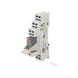 Releu intermediar SPDT 24VDC pentru șină DIN | Electronic-mag.ro | Componente Electronice
