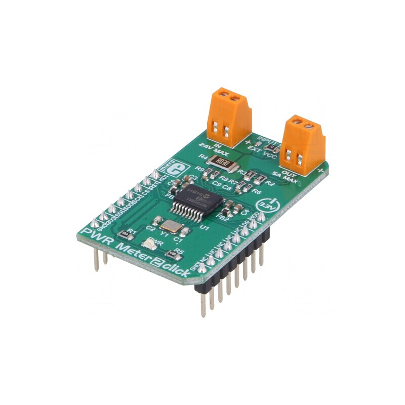 Contor Energie SPI MCP3910 3.3VDC PWR Meter 2 Click | Electronic-mag.ro | Componente Electronice