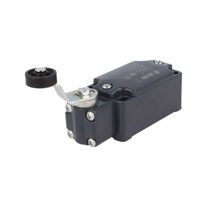Limitator Cursă Manetă 40mm cu Rola Plastic 20mm 10A | Electronic-mag.ro | Componente Electronice