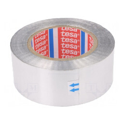 Bandă Reparatoare Gri Acril Aluminiu 50mm x 50m | Electronic-mag.ro | Componente Electronice