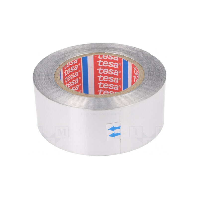 Bandă Reparatoare Gri Acril Aluminiu 50mm x 50m | Electronic-mag.ro | Componente Electronice