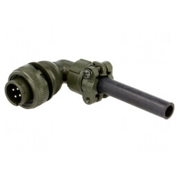 Conector circular din aluminiu 14S 2P | Electronic-mag.ro | Componente Electronice