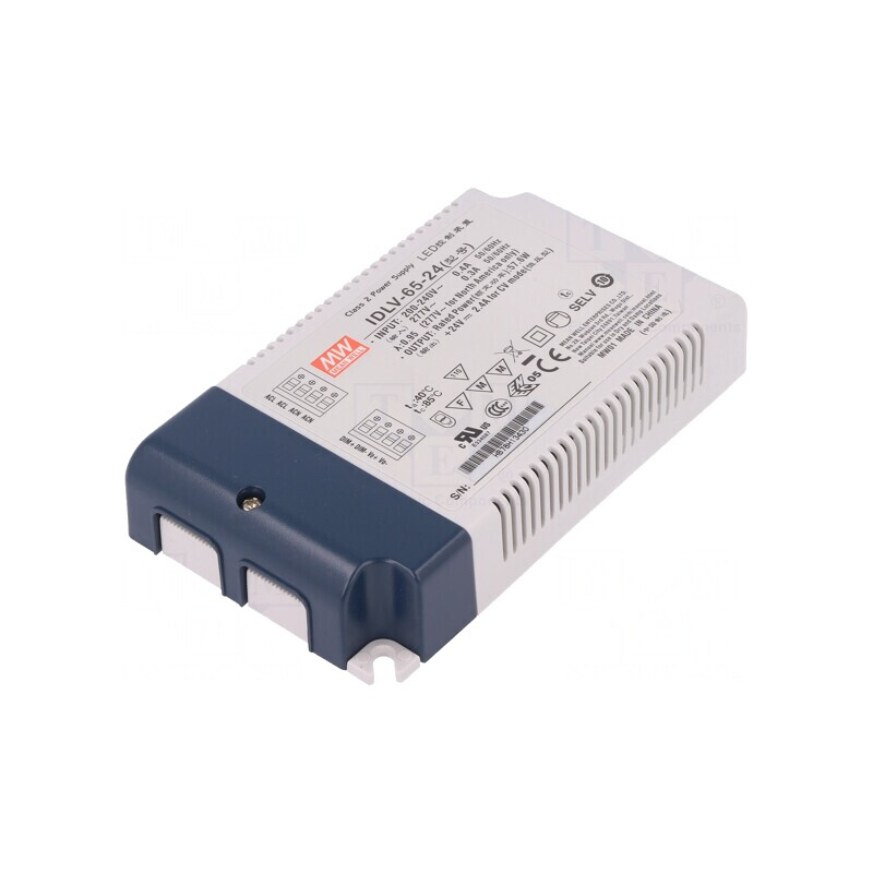 Alimentator LED 58W 24VDC 2.4A IP20 | Electronic-mag.ro | Componente Electronice