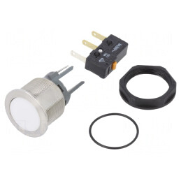 Comutator Anti-Vandalism 2 Poz SPDT 3A 250VAC IP65 | Electronic-mag.ro | Componente Electronice