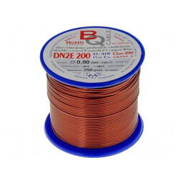 Sârmă Dublu Emailată 0,8mm 0,25kg | Electronic-mag.ro | Componente Electronice