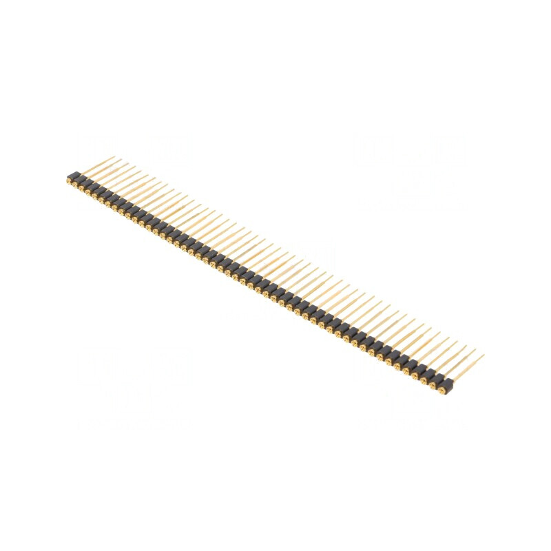 Şir pini mamă 50 pini 2,54mm THT aurit | Electronic-mag.ro | Componente Electronice