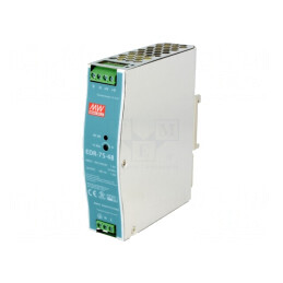 Alimentator Pulsatoriu DIN 76,8W 48V 1,6A | Electronic-mag.ro | Componente Electronice
