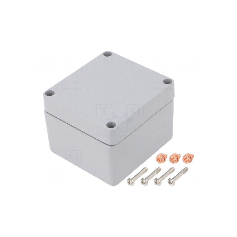 Carcasă Universală Aluminiu IP66 75x80x57mm | Electronic-mag.ro | Componente Electronice