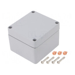 Carcasă Universală Aluminiu IP66 75x80x57mm | Electronic-mag.ro | Componente Electronice