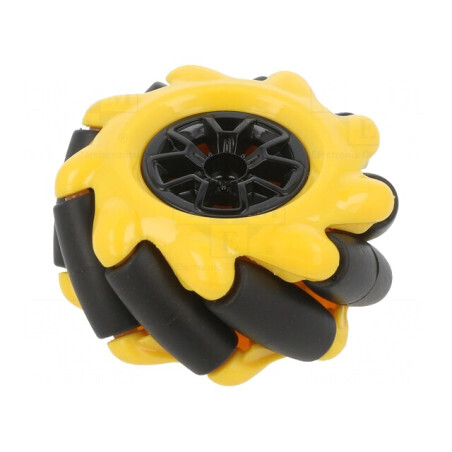 Șurub Înșurubare Ax Galben-Negru 48mm Acoperit cu Guma | Electronic-mag.ro | Componente Electronice