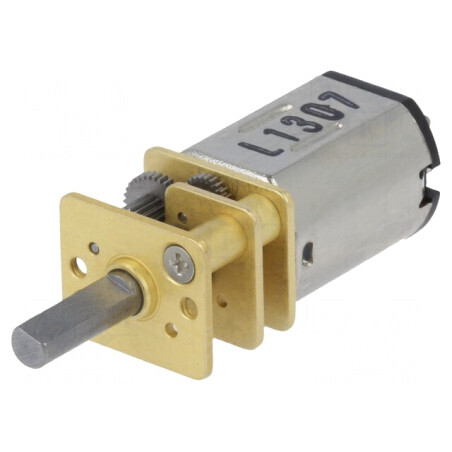 Motor DC cu Transmisie 6V 15:1 Micro Metal | Electronic-mag.ro | Componente Electronice