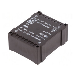Transformator Încapsulat 6VA 6V 500mA PCB | Electronic-mag.ro | Componente Electronice