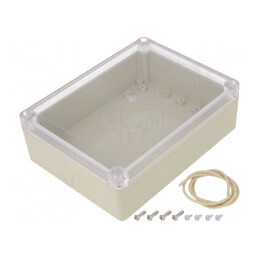 Carcasă Universală ABS IP65 125x165x55mm Ritec | Electronic-mag.ro | Componente Electronice
