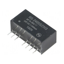Convertor DC/DC 2W 9-36V la 5V 400mA SIP8 RS-2405SZ/H3 | Electronic-mag.ro | Componente Electronice